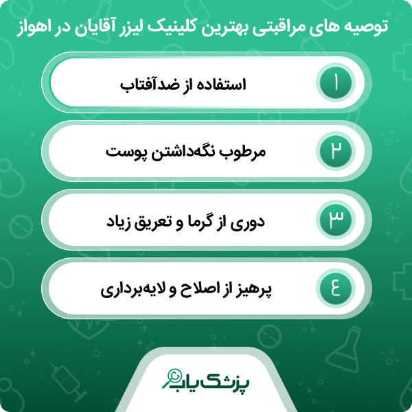 خدمات مهم بهترین کلینیک لیزر آقایان در اهواز