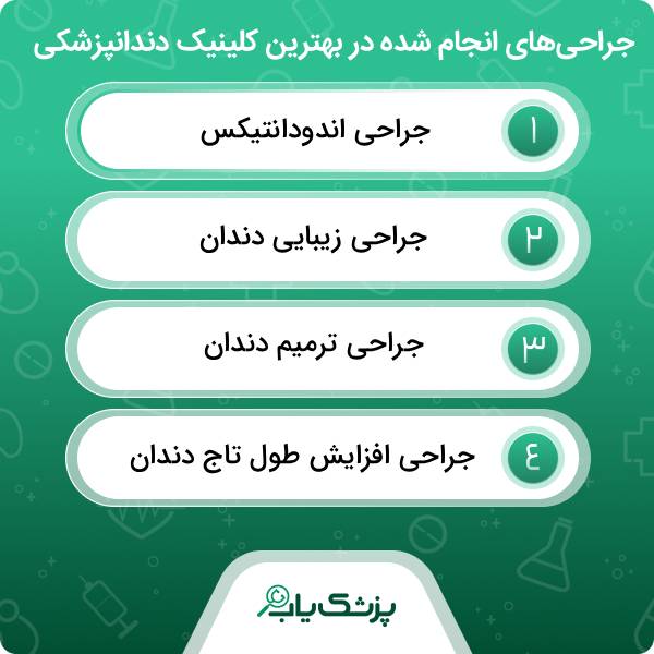 خدمات درمانی بهترین کلینیک دندانپزشکی اهواز