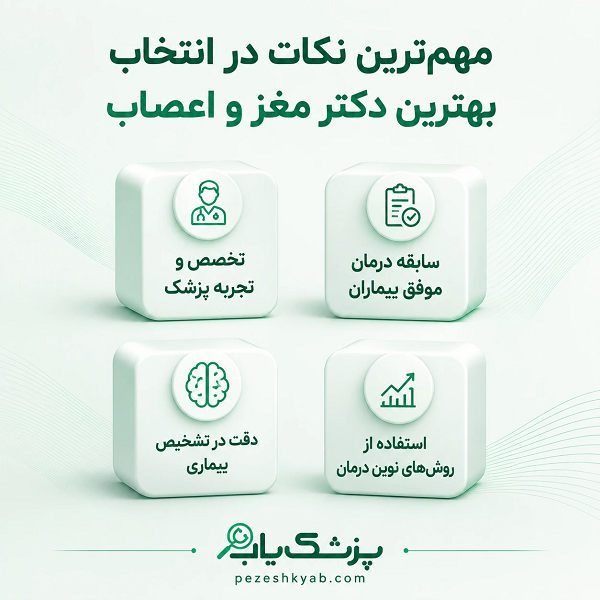 مهم ترین نکات در انتخاب بهترین دکتر مغز و اعصاب