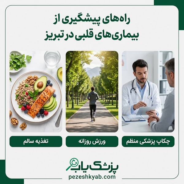 راه های پیشگیری از بیماری های قلبی در تبریز