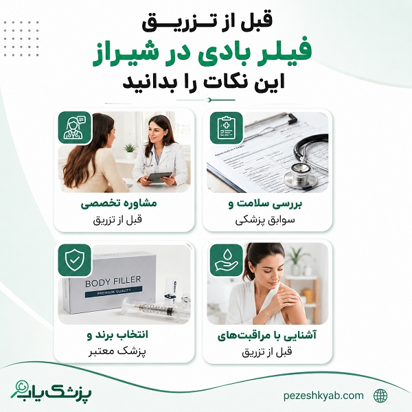 قبل از تزریق فیلر بادی در شیراز این نکات را بدانید